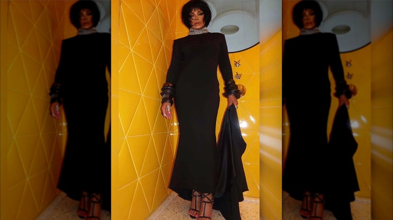 Janet Jackson in a Christian Siriano gown