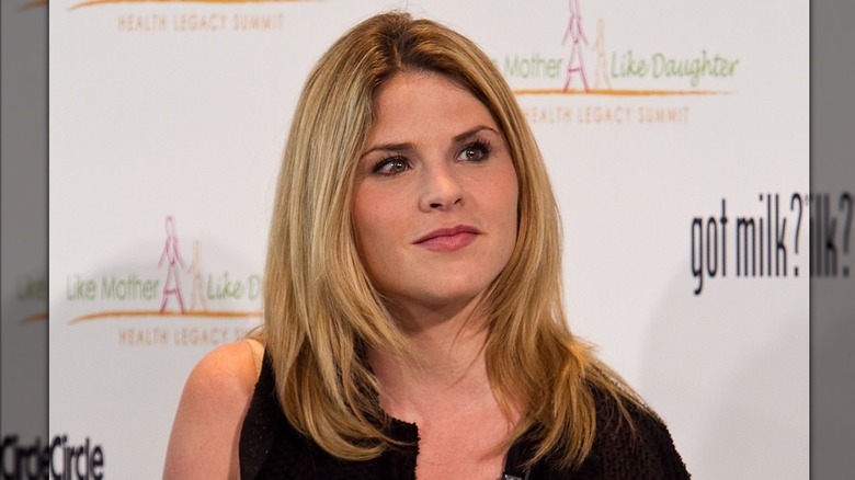 Jenna Bush Hager with a neutral expression and mid-length blond hair in 2011