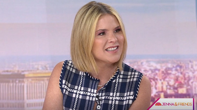 Jenna Bush Hager on "Today" in 2025 with a sleek bob haircut