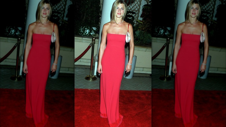 Jennifer Aniston wearing Prada on the red carpet