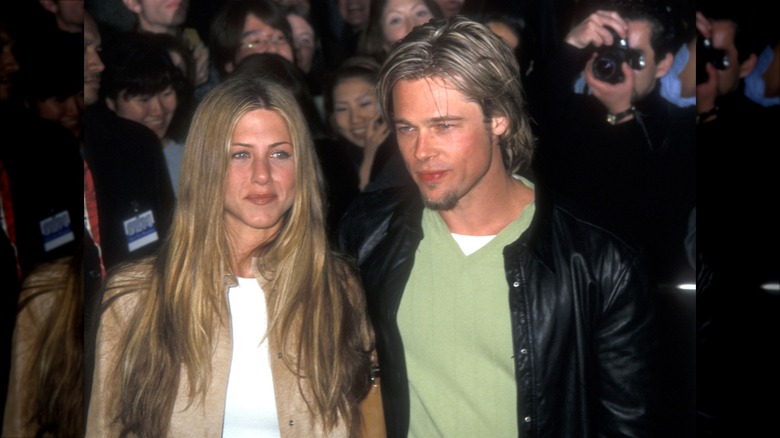 Jennifer Aniston with Brad Pitt