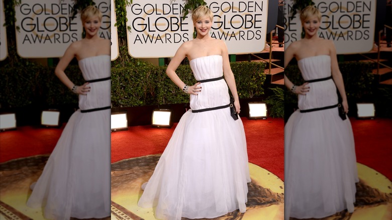 Jennifer Lawrence at the 2014 Golden Globes