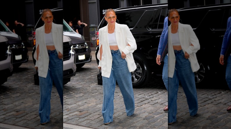 Jennifer Lopez walking