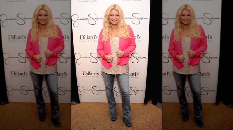 Jessica Simpson on the red carpet in 2012