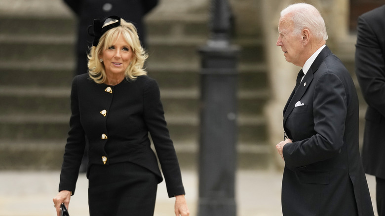 Jill BIden at Queen Elizabeth's funeral