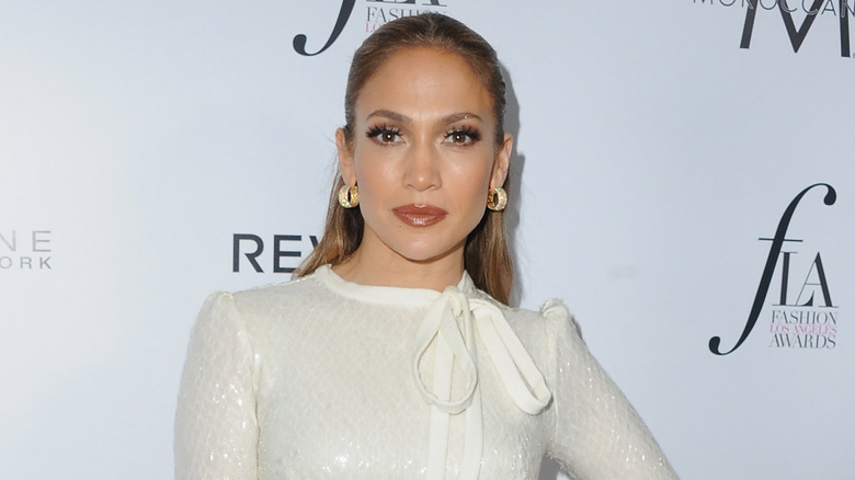 Jennifer Lopez on the red carpet