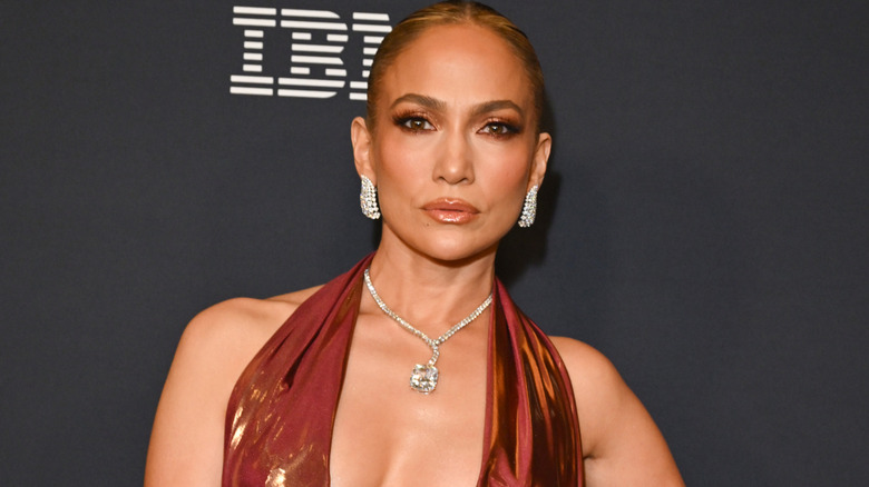 Jennifer Lopez on a red carpet