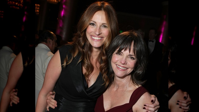 Julia Roberts and Sally Field smiling