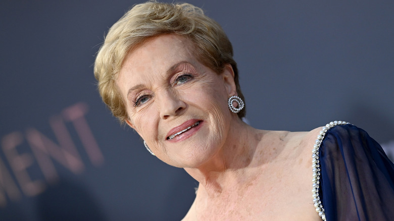Julie Andrews on the red carpet in 2022