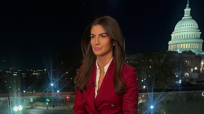 Screenshot of Kaitlan Collins during news coverage via Instagram