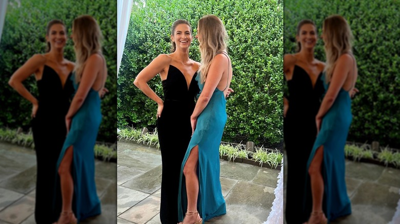 Kaitlan Collins at a friends wedding in 2023