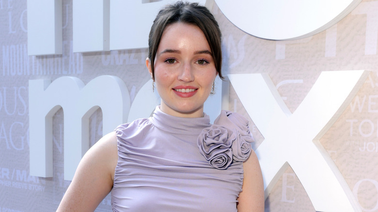 Kaitlyn Dever posing at an HBO Max event in 2025