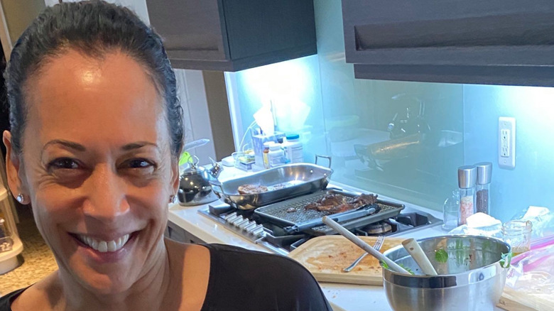 Kamala Harris at home in California