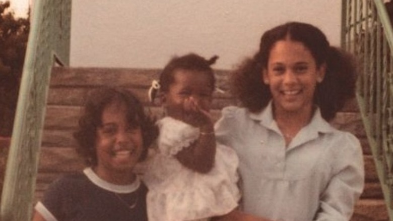 Kamala Harris in her neighborhood as a teenager in California