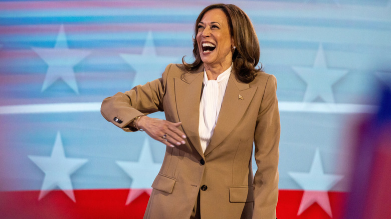 Kamala Harris at the 2024 DNC