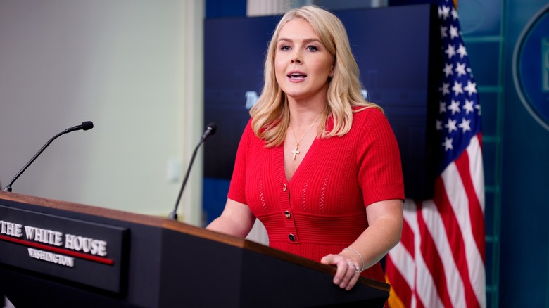 Karoline Leavitt at the White House
