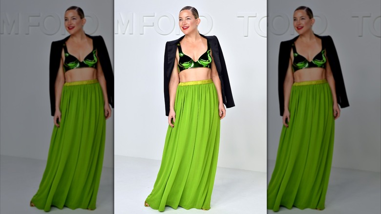 Kate Hudson at a 2020 Tom Ford fashion show