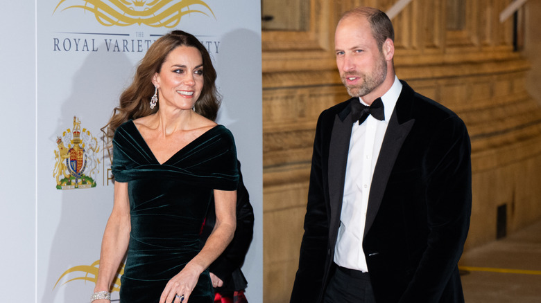 Kate Middleton and Prince William at an event