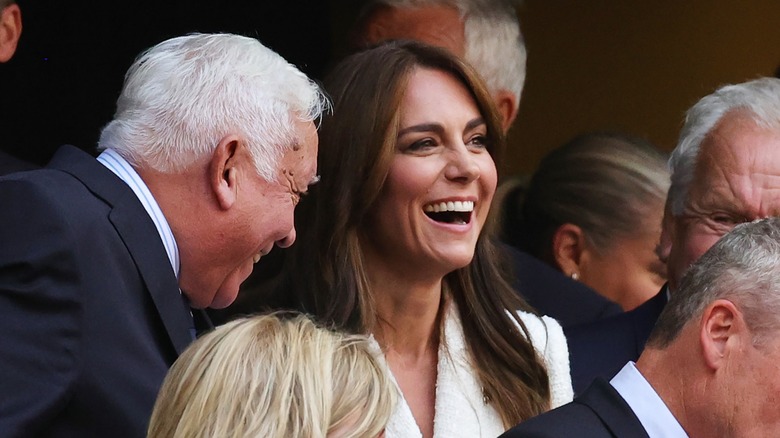Kate Middleton laughing