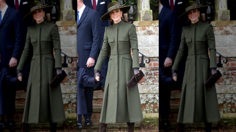 Kate Middleton in green outfit