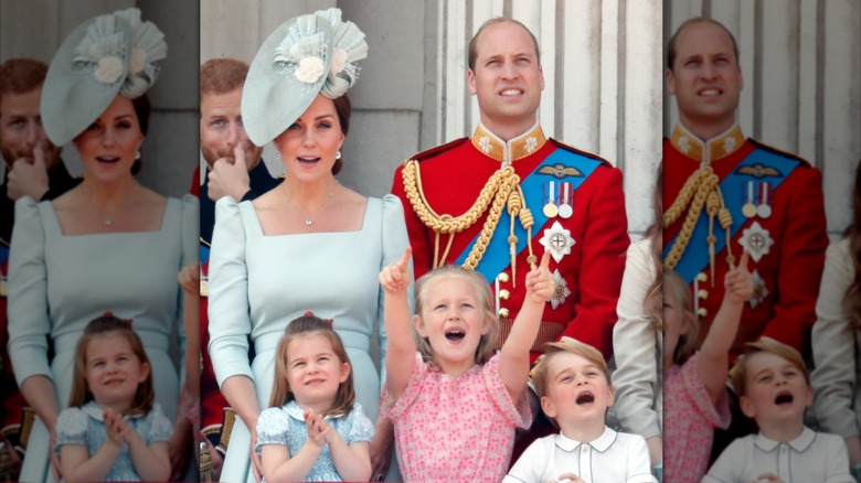 Kate Middleton smiling with family
