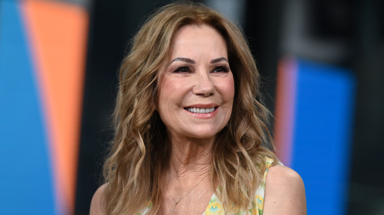 Kathie Lee Gifford smiling on TV