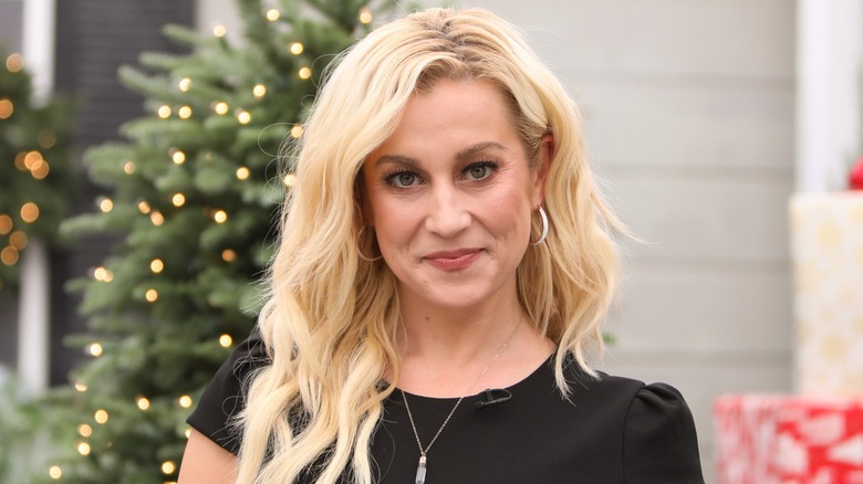 Kellie Pickler with a neutral expression