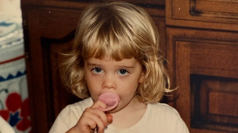 Kelly Osbourne as a child