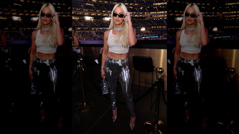 Khloe Kardashian at a Beyonce gig in 2023