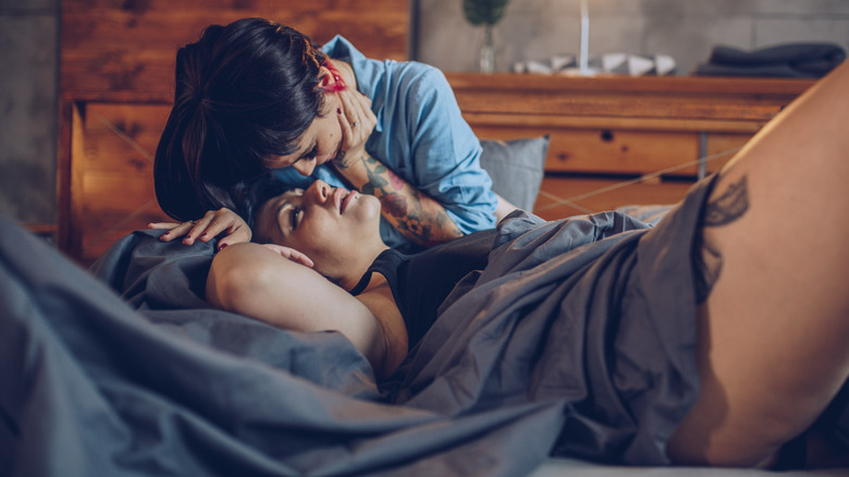 Couple in bed
