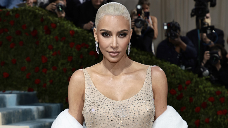 Kim Kardashian in Marylyn Monroe's dress at the Met Gala