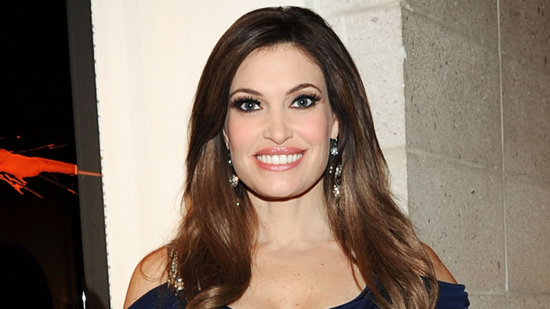 Kimberly Guilfoyle smiling with a side part