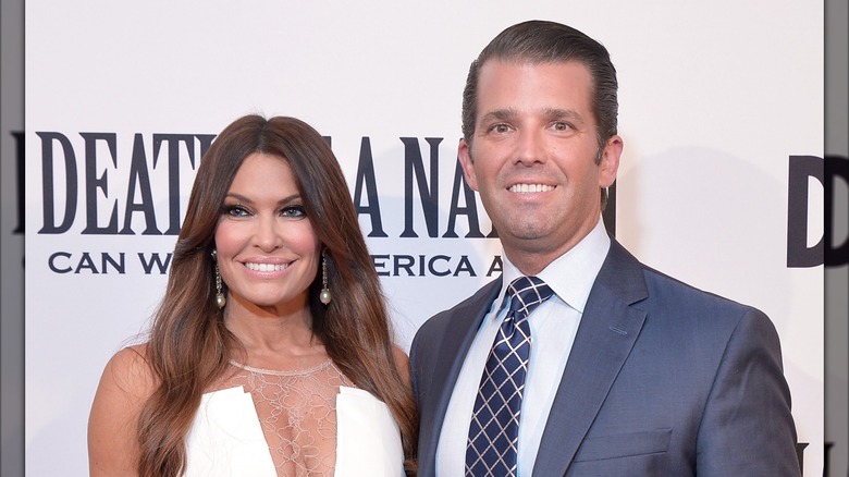 Kimberly Guilfoyle with Donald Trump Jr. in 2018