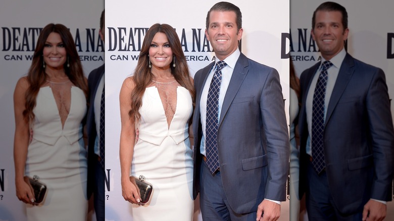 Donald Trump Jr. and Kimberly Guilfoyle attend the DC premiere of the film Death of a Nation 2018