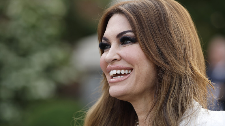 Kimberly Guilfoyle smiling at a White House event in 2023