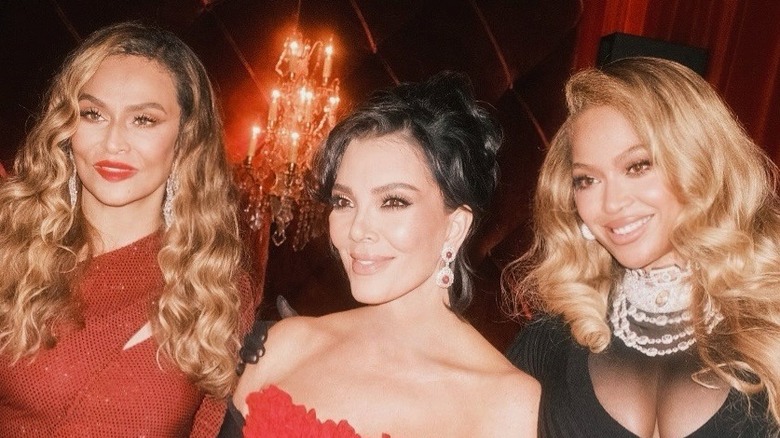 Tina Knowles, Kris Jenner, and Beyonce
