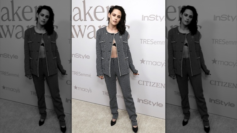 Kristen Stewart at the InStyle Imagemaker Awards in October 2024
