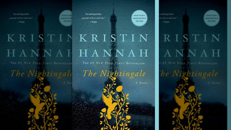 The front cover of "The Nightingale" by Kristin Hannah