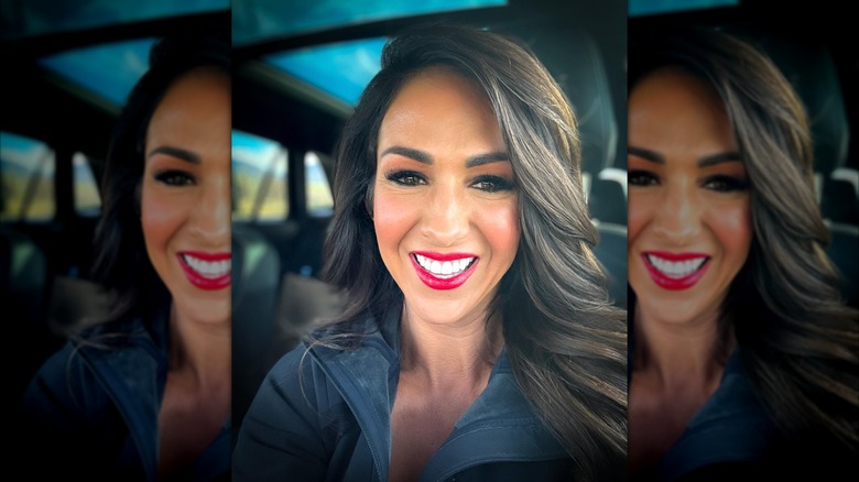 Lauren Boebert in a car selfie on Instagram