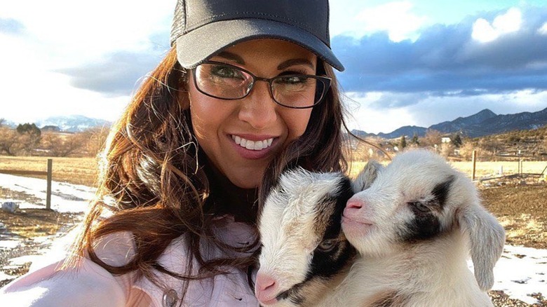 Lauren Boebert with dry undereyes