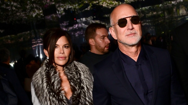 Lauren Sanchez Bezos walking with Jeff Bezos