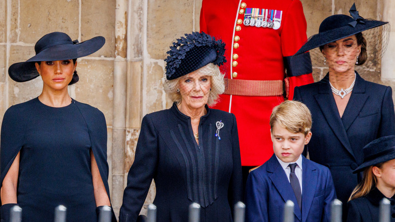 Meghan Markle, Queen Camilla, and Kate Middleton