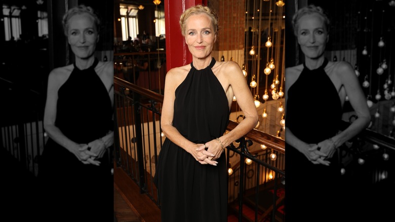 Gillian Anderson pictured smiling in 2026