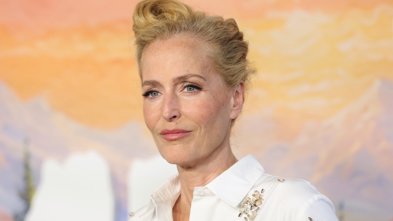 Gillian Anderson on the red carpet in 2026