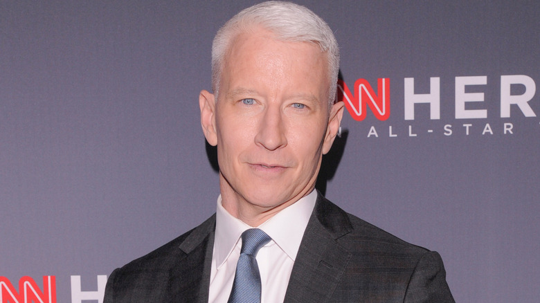 Anderson Cooper on the red carpet
