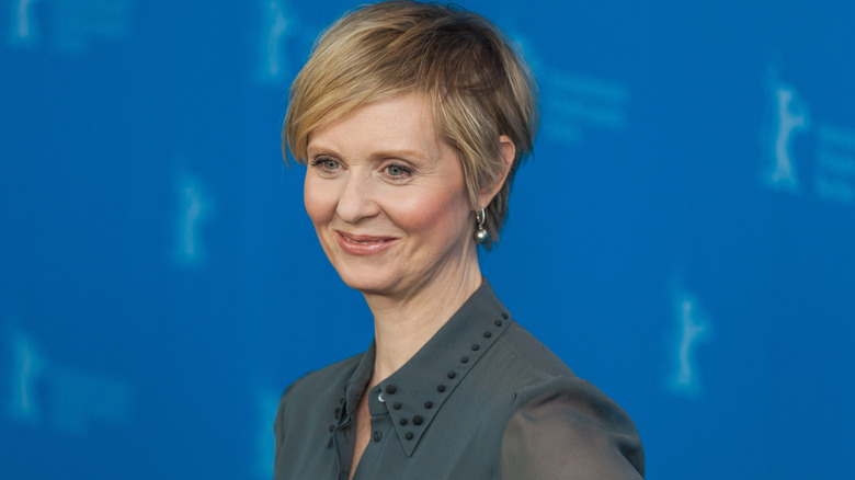 Cynthia Nixon posing