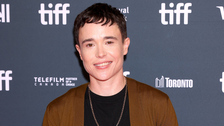 Elliot Page on the red carpet