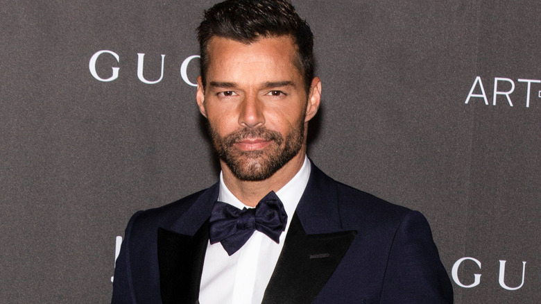 Ricky Martin on the red carpet