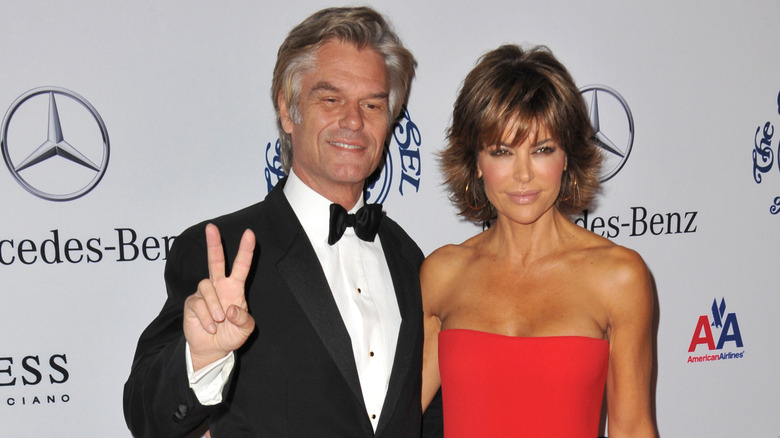Lisa Rinna and Harry Hamlin