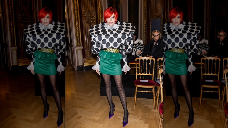 Lisa Rinna attends the Viktor & Rolf Haute Couture Spring-Summer 2025 show